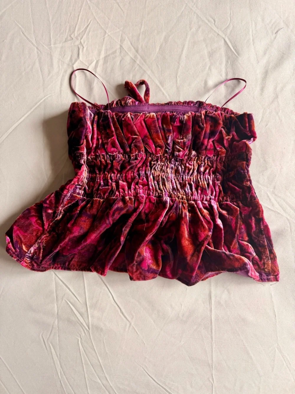 NWT Anthropologie Somerset Strapless Blouse - Velvet Top - Picture 5 of 13